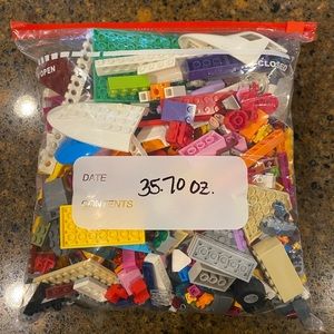 Legos - mixed shape in gallon bag